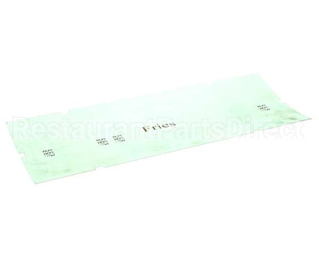 A6085503 Pitco Label,Ovrelay Hooters Fries