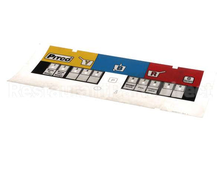 A6090701 Pitco Label,Ovrlay Wingstreet Sg