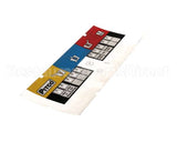 A6090701 Pitco Label,Ovrlay Wingstreet Sg