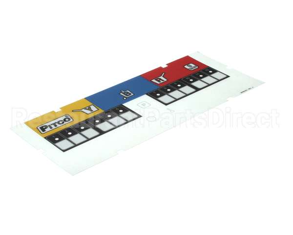A6096301 Pitco Label,Ovrelay 3 Zn Blank