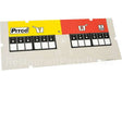 A6096501 Compatible Pitco Lbl, Ovrly 2 Zn Blank