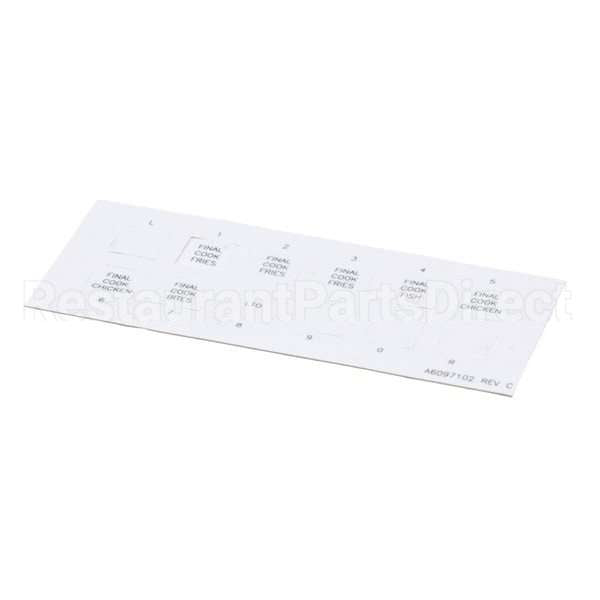 A6097102 Compatible Pitco Lbl, Ssh60W Right Hand F Inish