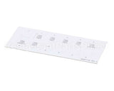 A6097102 Pitco Label,Ssh60W Right Hand Finish