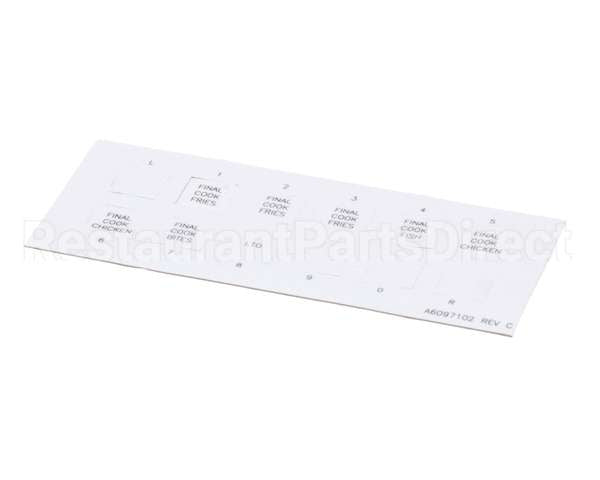 A6097102 Pitco Label,Ssh60W Right Hand Finish