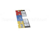 A6100801 Pitco Label,Ovrlay Wingstreet 3 Lane