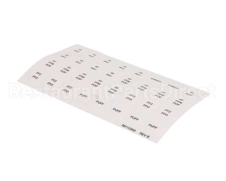 A6112303 Pitco Label,Swenson Ssh60W Left/Righ