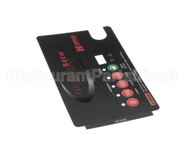 A71570 Grindmaster Cecilware Decal T-Pad B-3 Series