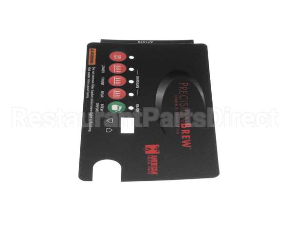 A71570 Grindmaster Cecilware Decal T-Pad B-3 Series