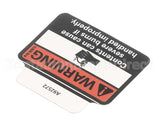 A92572 Grindmaster Cecilware Decal Warning Splash
