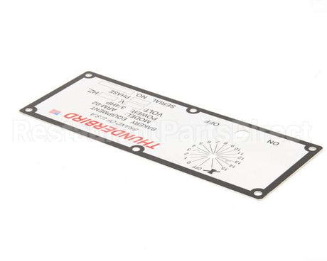 ARM-02-179 Thunderbird Switch Plate
