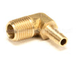 AT0P-2628-1 Accutemp Brass Elbow, 1/4 Hose Barb X 1/4 Male Np