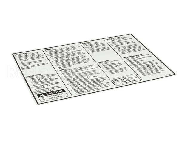 AT1L-3658-3 Accutemp Overlay Steamer Instructions