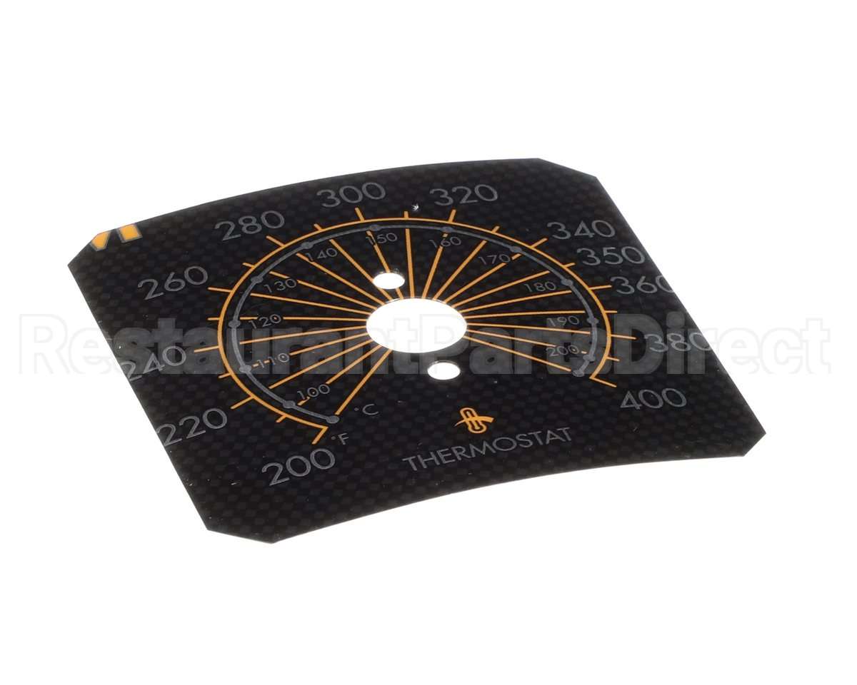 AT2L-2715-5 Accutemp Overlay, Control Panel Elec/Gas Internal
