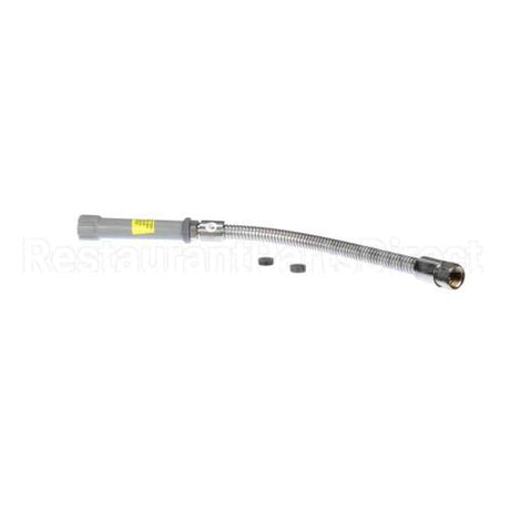 B-0018-H T&S Brass Hose, 18 Flexible Stainless Steel
