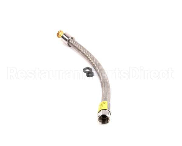 B-0020-H2A T&S Brass Hose, 20 Flexible Stainless Steel, Less