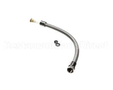 B-0024-H2A T&S Brass Flexible Stainless Steel Hose, Less Hand