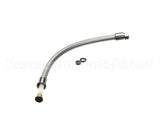 B-0024-H2A T&S Brass Flexible Stainless Steel Hose, Less Hand