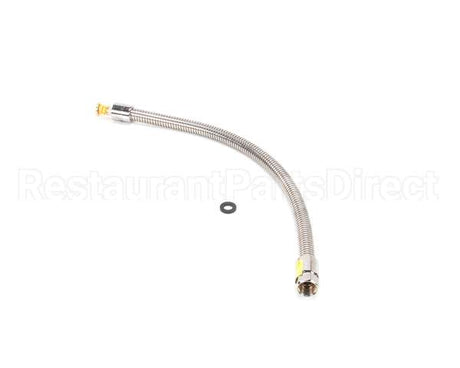 B-0026-H2A T&S Brass Hose, 26 Flexible Stainless Steel, Less