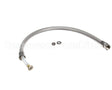 B-0032-H2A T&S Brass Hose, 32 Flexible Stainless Steel, Less