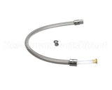 B-0032-H2A T&S Brass Hose, 32 Flexible Stainless Steel, Less