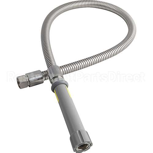 B-0036-H Compatible TS Brass Hose 36" Flex S/S Pre-Ri Nse T&S