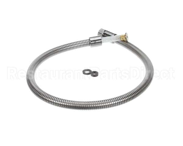 B-0040-H2A T&S Brass Hose, 40 Flexible Stainless Steel, Less