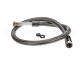 B-0042-H2A T&S Brass Hose, 42 Flexible Stainless Steel, Less