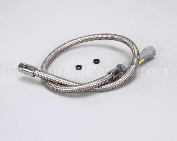 B-0044-H T&S Brass Hose, 44 Flexible Stainless Steel (Gray