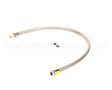 B-0044-H2A T&S Brass Hose, 44 Flexible Stainless Steel, Less
