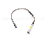 B-0044-V9 T&S Brass Hose, 44 Flexible Stainless Steel, Backf