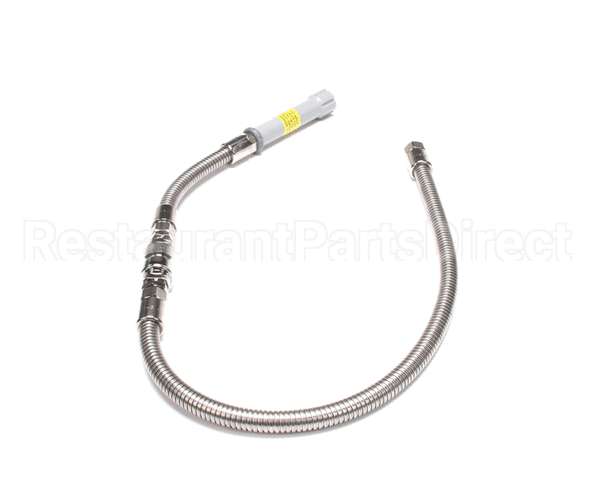 B-0044-V9 T&S Brass Hose, 44 Flexible Stainless Steel, Backf