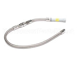 B-0044-V9 T&S Brass Hose, 44 Flexible Stainless Steel, Backf