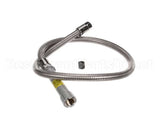 B-0048-H T&S Brass Hose, 48 Flexible Stainless Steel (Gray