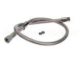 B-0048-H T&S Brass Hose, 48 Flexible Stainless Steel (Gray
