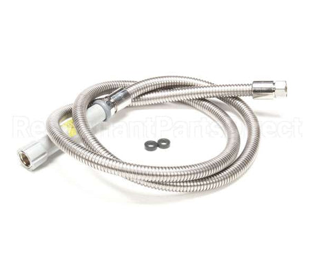 B-0072-H T&S Brass Hose, 72 Flexible Stainless Steel (Gray