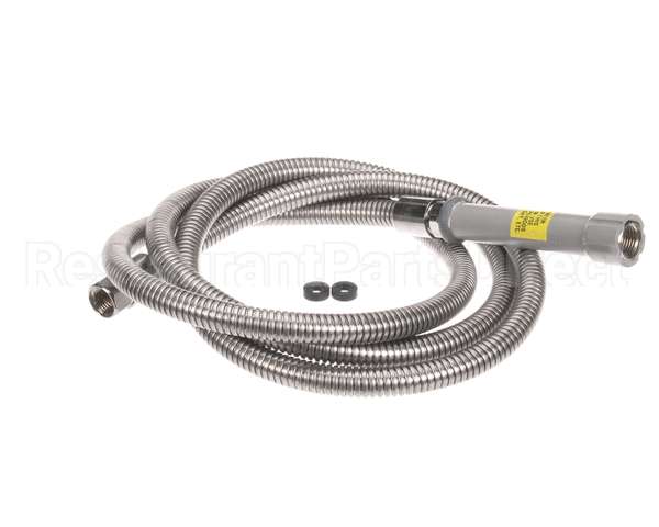 B-0096-H T&S Brass Hose, 96 Flexible Stainless Steel (Gray