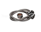 B-0101-BKF T&S Brass Push Button Spray Valve, 36 Stainless Fl