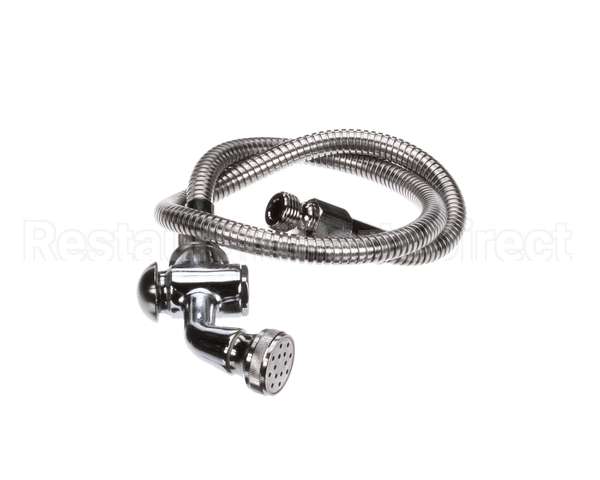 B-0101 T&S Brass Spray Valve W/ Rosespray Head & 38 Flexi