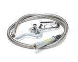 B-0102-A T&S Brass Pot & Glass Filler, Hook Nozzle, 68 Flex