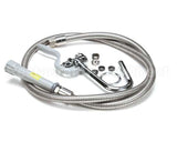B-0102-A T&S Brass Pot & Glass Filler, Hook Nozzle, 68 Flex