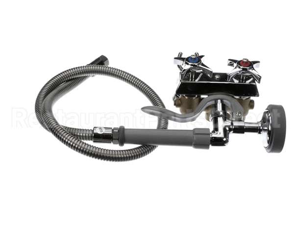 B-0105 T&S Brass Spray Valve And Wall Hook Outlet With St