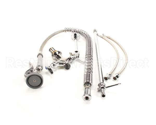 B-0113-B T&S Brass Easyinstall Pre-Rinse, Spring Action, Si