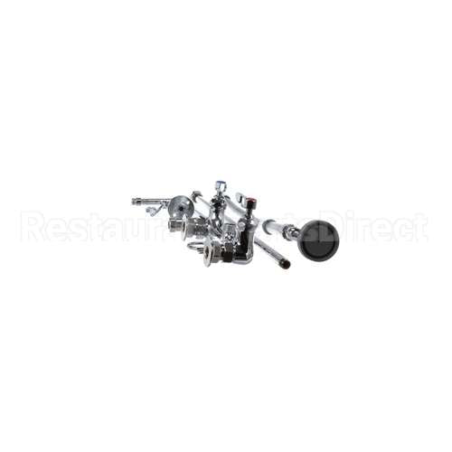 B-0131-B T&S Brass Pre-Rinse, Overhead Swivel Arm, 8 Wall M