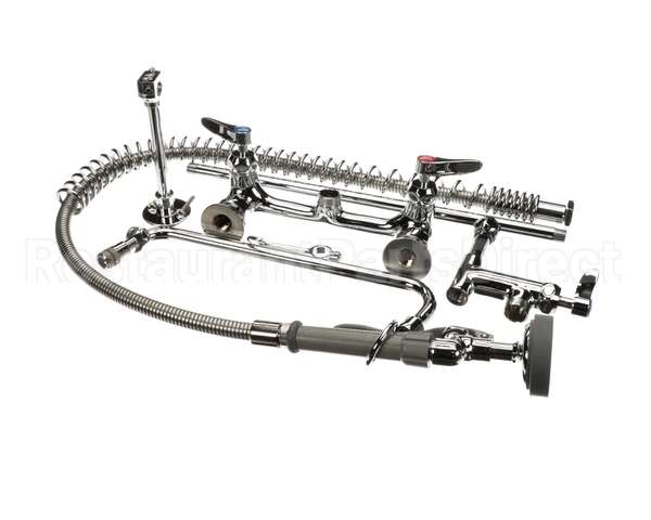 B-0133-12-CR-B T&S Brass Pre-Rinse Unit W/ Ceramas & Wall Bracket