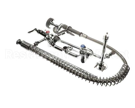 B-0133-12-CR-B T&S Brass Pre-Rinse Unit W/ Ceramas & Wall Bracket