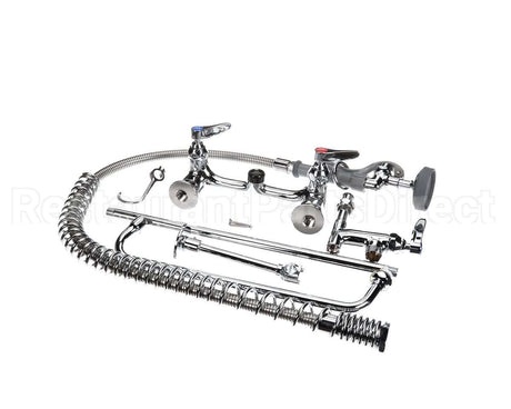 B-0133-ADF14-B T&S Brass Easyinstall Pre-Rinse, Spring Action, 8