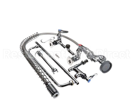 B-0133-ADF14-B T&S Brass Easyinstall Pre-Rinse, Spring Action, 8