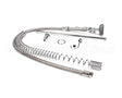 B-0133-LB T&S Brass Pre-Rinse, Spring Action, 18 Riser, 44 H