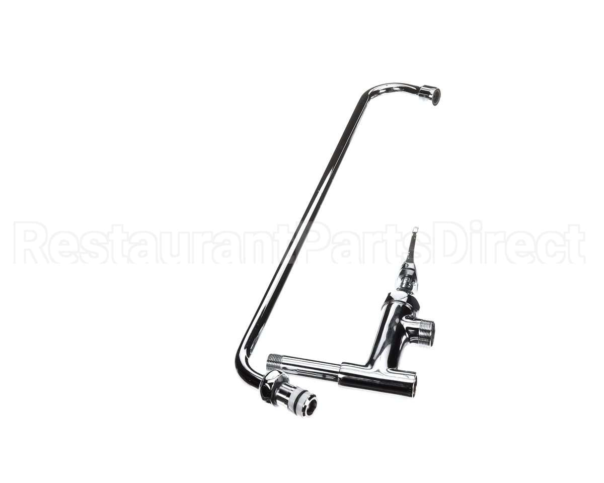 B-0157 T&S Brass Addon Faucet 18 Nozzle Lever Handle