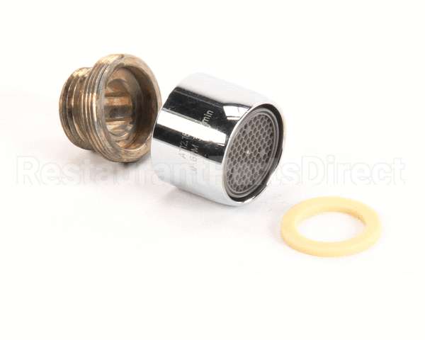 B-0199-02-F10 T&S Brass 1.0 Gpm Aerator, 3/8 Npsm Male Threads